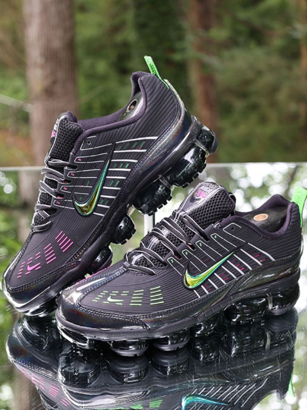 Nike Air VaporMax 360 Black Green - Picture 4 of 14